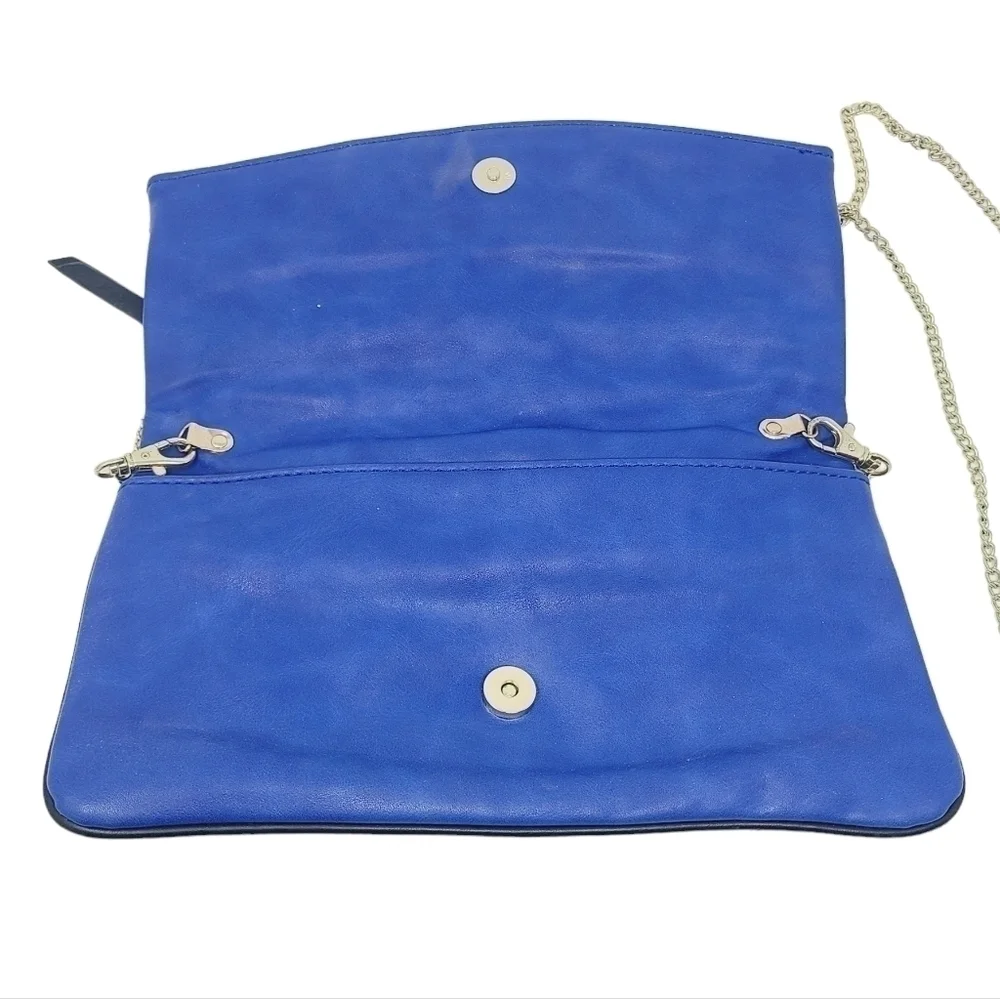 Urban Expressions | Women's Royal Blue Fold Front Crossbody Bag (One Size)